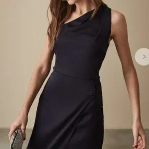 Reiss Dresses Nwot Reiss Positano Cross Back Satin Dress